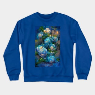 Blue roses Crewneck Sweatshirt